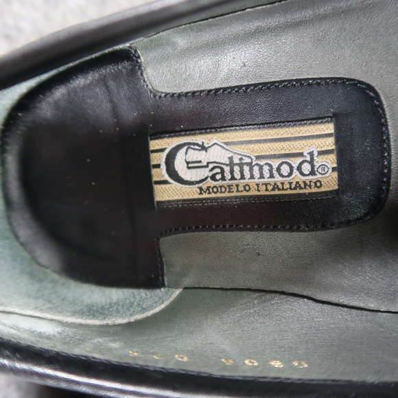 Calimod Shoes Mens 41 Loafer Moccasin Classic Slip On Leather Lifestyle Black - Picture 7 of 16